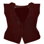 R6 1.0 Maroon/Red Black Loose Dress Shirt 