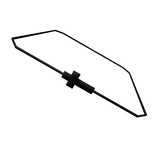 (R6) Black Cross Bracelet