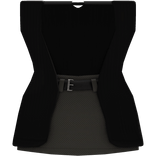 [R6] Black Knit Cardigan Turtleneck ( Torso )