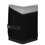 [R6] Black Left Sleeve Bunny Techwear Puffy Jacket