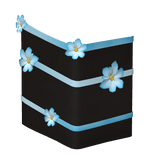 (R6) Black&Blue Left flower sleeve  