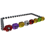 [R6 blocky] brick mini figure head belt