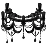 R6 Glamorous Rococo in Gothic black