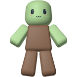 [R6] Holdable Plush: Classic Zombie