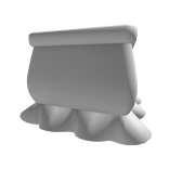 [R6] Left White Ruffle Arm Warmer Sleeve