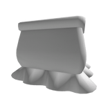 [R6] Left White Ruffle Arm Warmer Sleeve