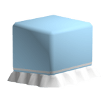 [R6] Light Blue Maid Right Sleeve(Short)