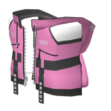 [R6] Pink Bunny Techwear Puffy Jacket
