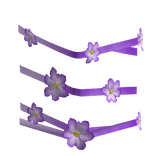 (R6) Purple Flower Dress Right Wraps