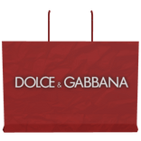 ✤ [R6] Red Dolce Gabbana Luxury Shopping Bag