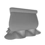 [R6] Right White Ruffle Arm Warmer Sleeve