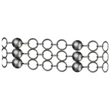 R6 Silver Chain Link Bracelet 