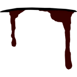 ㅠρㅠ // frowning mouth with blood