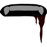 ㅠρㅠ frowning vampire mouth with ketchup