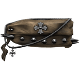 (R) Vintige Y2k Grunge Crome Arm Bandage