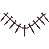 (R) Waist Red Cross Spikes