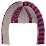 ♡ : raccoon blonde/pink scene y2k hime bangs 