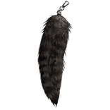 Raccoon Fur Side Keychain