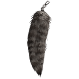 Raccoon Fur Side Keychain Light