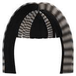 ♡ : raccoon scene y2k hime bangs 