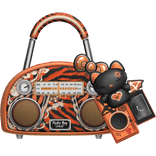 Radio Bag Scene Orange Zebra