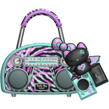 Radio Bag Scene Pink & Teal
