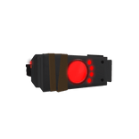"Raider" Red Mono-Optic Visor [Emissive]