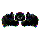 Rainbow Black Hood Combo