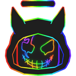 Rainbow Cartoony Hood