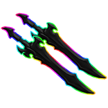 Rainbow Cartoony Katana