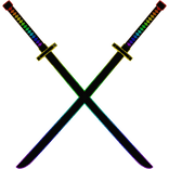 Rainbow Cartoony Katana Swordpack