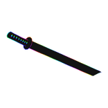 Rainbow Cartoony Katana (Waist)