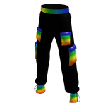 ❄ Rainbow Cartoony Pants with Pockets