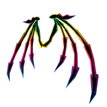Rainbow Evil Wings