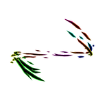 Rainbow Flame Aura Top