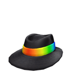Rainbow Fun Fedora 
