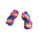 Rainbow Fur Arm Wraps