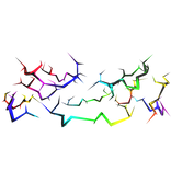 Rainbow Glitched Lightning Aura Top