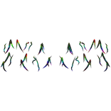 Rainbow Glitched Spiky Aura Top