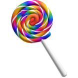 rainbow lollipop