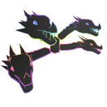 Rainbow Neon Dragon