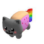 ♡ rainbow nyan plush (holdable)