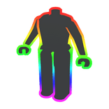Rainbow Outline (Woman 3.0)