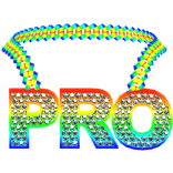 rainbow pro chain necklace