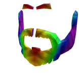 Rainbow Shaggy Beard
