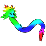Rainbow Spiky Dragon