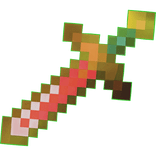 Rainbow Sword Minecraft Movie (Back)