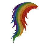 Rainbow Unicorn tail