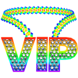rainbow VIP chain necklace
