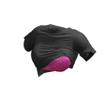 ʚ♡ɞ Raised Black and Pink Tee Shirt